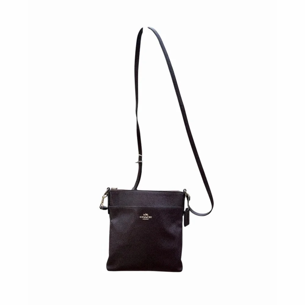 Coach Oxblood Kitt Messenger Crossbody Bag With Gold Hardware